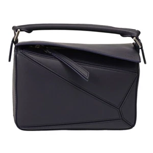 LOEWE Puzzle Small Hand Shoulder Crossbody Bag A510S21XAC4467 Leather Abyss Blue - Picture 1 of 11