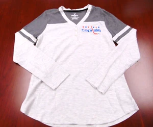 NWOT WOMEN'S FANATICS NHL WASHINGTON CAPITALS THERMAL LONG SLEEVE SHIRT SIZE M - Picture 1 of 4