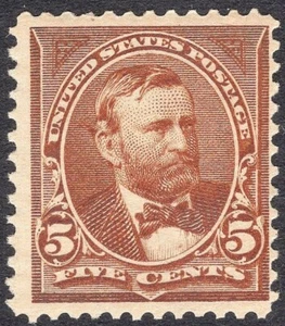 #270 F-VF MNH OG-5¢ ULYSSES GRANT-1895 (REM #272-202) - Imagen 1 de 2