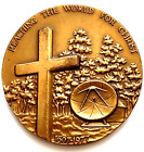 1977 Chrześcijańska sieć nadawcza Medalion Głoszenie Świata dla Chrystusa Brąz