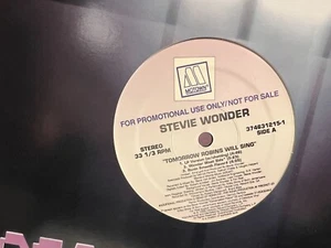 Stevie Wonder Tomorrow Robins Will Sing 12" 1995 Motown 374631215 PROMO UNPLAYED - Imagen 1 de 2