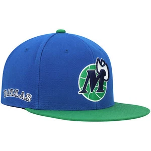 Men's Mitchell & Ness Blue/Green Dallas Mavericks Hardwood Classics Snapback Hat - Picture 1 of 4