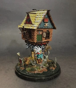 Baba Yaga's Hut | Clay Cyanide | Commission | Painted | - Picture 1 of 6