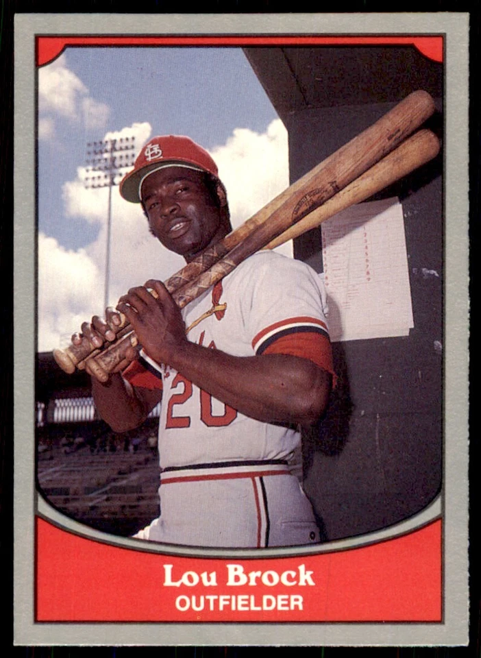 1990 Pacific Lou Brock Baseball Cards #12 - Image 1 of 2