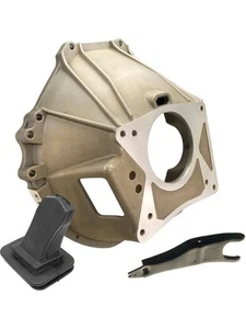 RTS Bellhousing Package Aluminium Natural Clutch Fork For SB Ford (BH001-KIT) - Picture 1 of 12