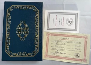 Ladies Of Liberty Cokie Roberts Leather Easton Press Signed First Edition Book - Picture 1 of 5
