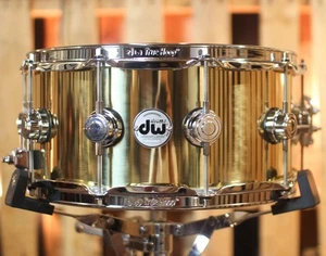 DW 6,5x14 Sammler polierte Glocke Messing Snare Drum - DRVN6514SPC - Bild 1 von 7