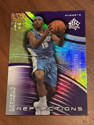 2003-04 Triple Dimensions 17 Carmelo Anthony /300 Reflections Amethyst RC HOF EX - Image 1 of 4