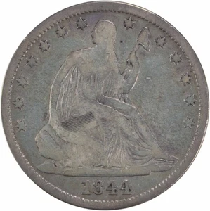 1844-O Liberty Seated Half Dollar VG Uncertified #212 - Picture 1 of 2