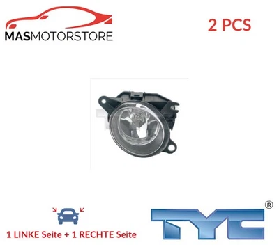 NEBELSCHEINWERFER PAAR SET TYC 19-0211001 2PCS P NEU OE QUALITÄT - Image 1 of 4