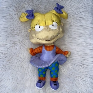 1998 Nickelodeon Rugrats Angelica Play-by-Play Nylon Plüsch Puppe großes Kissen 21 Zoll - Bild 1 von 8