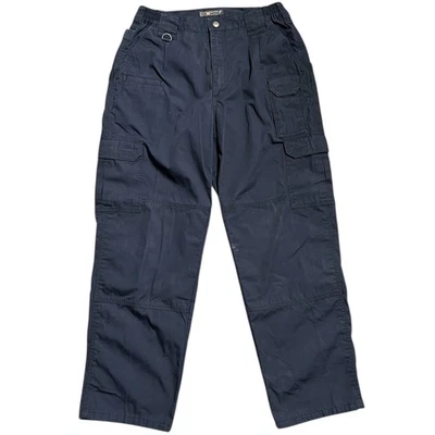 5.11 Tactical Ripstop Cargo Pants Men's 32x30 Black Combat Field Work - Image 1 of 4