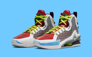 Nike Air Zoom GT Jump Multicolor Talla 18 EE. UU.✅CZ9907-100 - Imagen 1 de 8