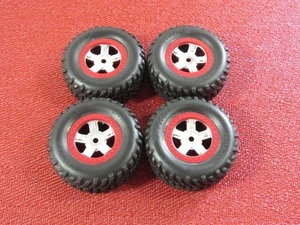Traxxas Slash 4x4 1/16 Short Course Truck Tires & Wheels 12mm Set Of 4 - Picture 1 of 10