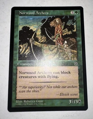 MTG X1 * Norwood Archers  NM Plus  NP Portal Second Age Regular  SellbyCyn - Image 1 of 4
