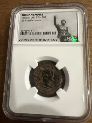 Roman Empire Probus AD 276-282 BI Aurelianianus NGC Certified Ancients - Image 1 of 4