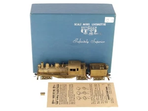 Pacific Fast Mail BRASS HO Pacific Coast Steam Logging Shay w/ Tender/DCC EX/Box - Picture 1 of 12