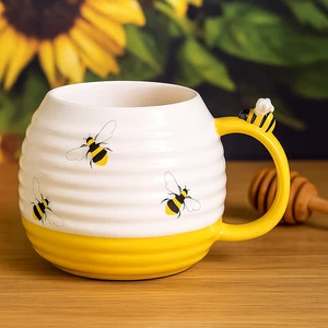 3D Bee Mug Charming Tea Coffee Tableware for Everyday Use and Springtime Gift-A - Picture 1 of 6