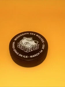 Mississippi Sea Wolves Karneval 1. März 2003 Hockey Puck Kaffee Nachrichten - Bild 1 von 2