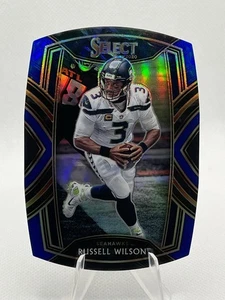 2020 Panini Select - [Base] - Blue Prizm Die-Cut #204 - Russell Wilson - Bild 1 von 2
