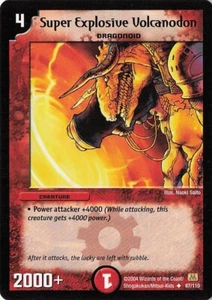Tarjeta Duel Masters Super Explosive Volcanodon 87/110 - Imagen 1 de 2