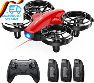 Tomzon Mini Drohne Für Kinder Anfänger RC Quadrocopter Mit 24Min Lange Flugzeit, - Bild 1 von 12