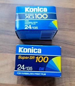Konica Super XG 100 Super SR 100 Farb-Kleinbildkamera Film brandneu abgelaufen - Bild 1 von 5