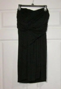 WOMEN'S EXPRESS STRAPLESS BLACK DRESS, SIZE LARGE , # 106WH - Picture 1 of 11