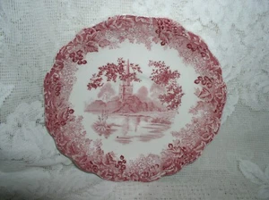J & G Meakin Romantic England Pink Cup Plate Saucer Ex Holy Trinity Church - Picture 1 of 3