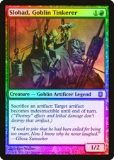 Slobad, Goblin Tinkerer FOIL Darksteel NM Red Rare MAGIC MTG CARD ABUGames