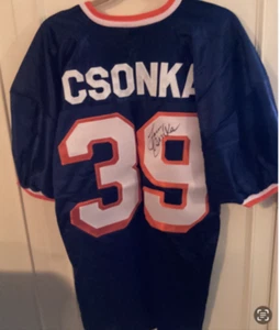 SIGNED LARRY CSONKA SU SYRACUSE UNIVERSITY JERSEY. LARGE. (16) - Picture 1 of 5