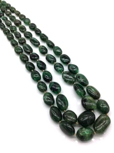 Collar de piedras preciosas naturales caídas esmeralda brasileña piedras preciosas para joyería - Imagen 1 de 4