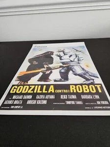 Impresión de póster de robot Godzilla Vs 18"x12" - Imagen 1 de 8