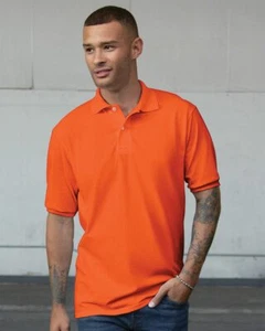 JERZEES Mens Blank SpotShield Short Sleeve 50/50 Sport Shirt 437MSR MANY COLORS - Picture 1 of 23