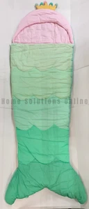 Pottery Barn Kids Mermaid Shaped Sleeping Bag 57"L Multi #9890A - Picture 1 of 9
