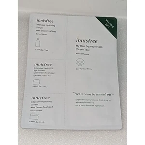 Innisfree Sample Set Intensive Hydrating Serum Eye Cream My Real Squeeze Mask - Picture 1 of 1