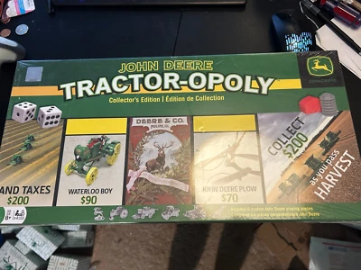 John Deere Tractor-Opoly 2014 Edición Coleccionista Juego de Mesa Nuevo Precintado Foto 1 de 2