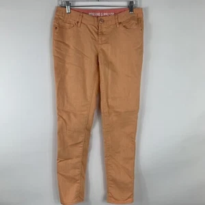 Mossimo Supply Co. Jeans Damen Größe 7 Ankle Skinny Low Rise Stretch Orange - Bild 1 von 8