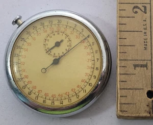 Unbranded Swiss Made Stop Watch Stopwatch Missing Parts AS IS Rare Vintage - Picture 1 of 9