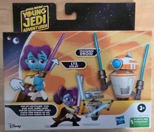 Star Wars Young Jedi Adventures Lys Solay e droide addestramento action figure - Foto 1 di 2