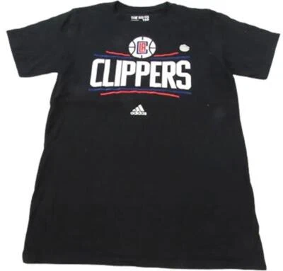 New Los Angeles Clippers Mens Sizes S-M-XL-2XL-3XL-4XL-Tall Adidas Black Shirt - Image 1 of 4