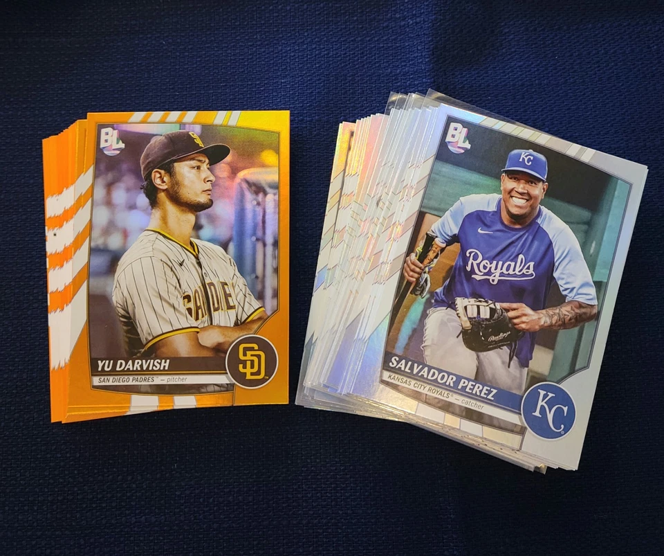 2023 Topps Big League Electric Orange and Rainbow Foil Parallels You Pick! - Image 1 of 1