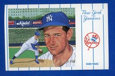 1991 Historic Limited Editions 1961 Yankees Postcards Series 3 Duke Maas #5