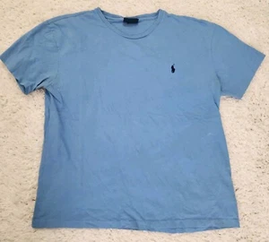 Polo by Ralph Lauren Men's T-Shirt Large Blue Embroidered Pony - Picture 1 of 7