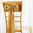 Satin Chair Sashes Bows Ties Wedding Reception Decorations Wholesale