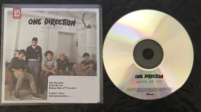 One Direction Gotta Be You Promo Cd Single Harry Styles Niall Liam Louis Zayn 1D - Image 1 of 3
