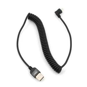 Micro USB Cable Charging Cable Data Cable 90°Spiral Angle 50 -135 CM - Zdjęcie 1 z 2