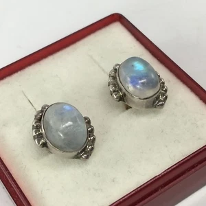 PENDIENTES de CUARZO y PLATA de 1ª Ley 925mm de Presion ( 3.5 gramos - 13 mm ) - Imagen 1 de 5