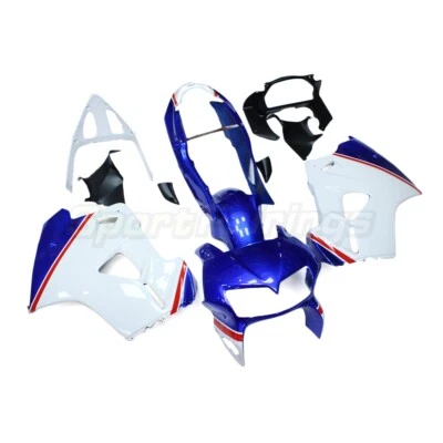 Blue White ABS Plastic Fairings for Honda VFR800 1998 1999 2000 2001 Bodywork — 第 1/4 张图片