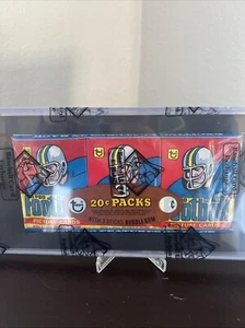 1978 TOPPS Football Unopened Wax PACK Rack Tray BBCE Wrapped Sealed! - Picture 1 of 7